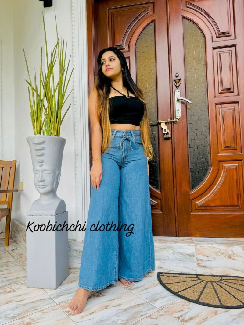 XL extra wide leg high waist Jean - Image 2