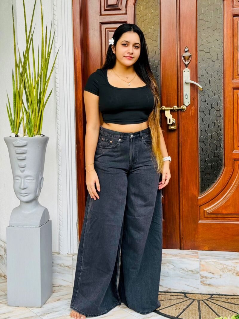 XL extra wide leg high waist Jean - Image 7