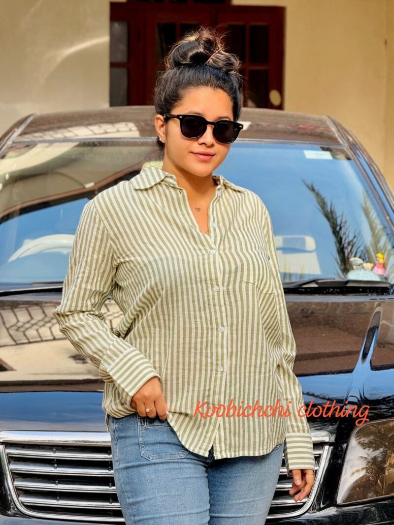 Oversized Shirt Blouse for Women | Relaxed Fit Top - Image 5