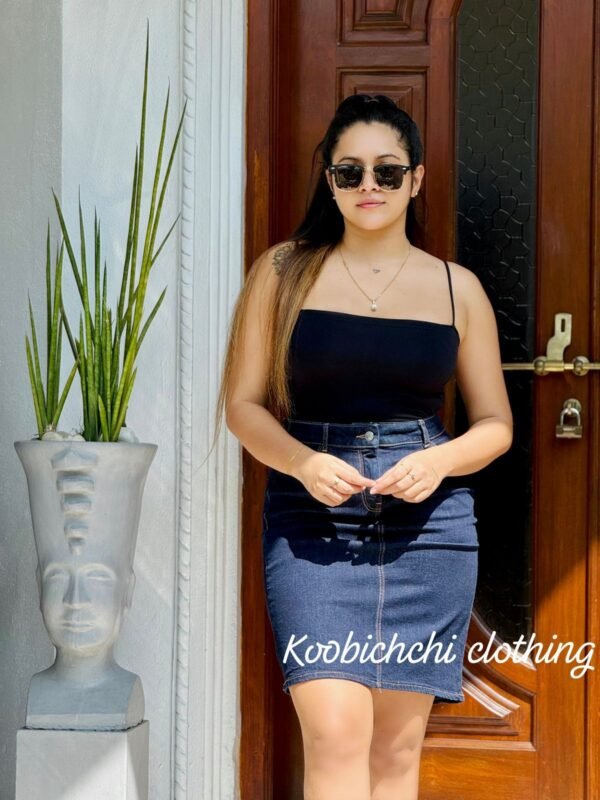 High Waist Denim Skirt | Women's Classic Denim Skirt