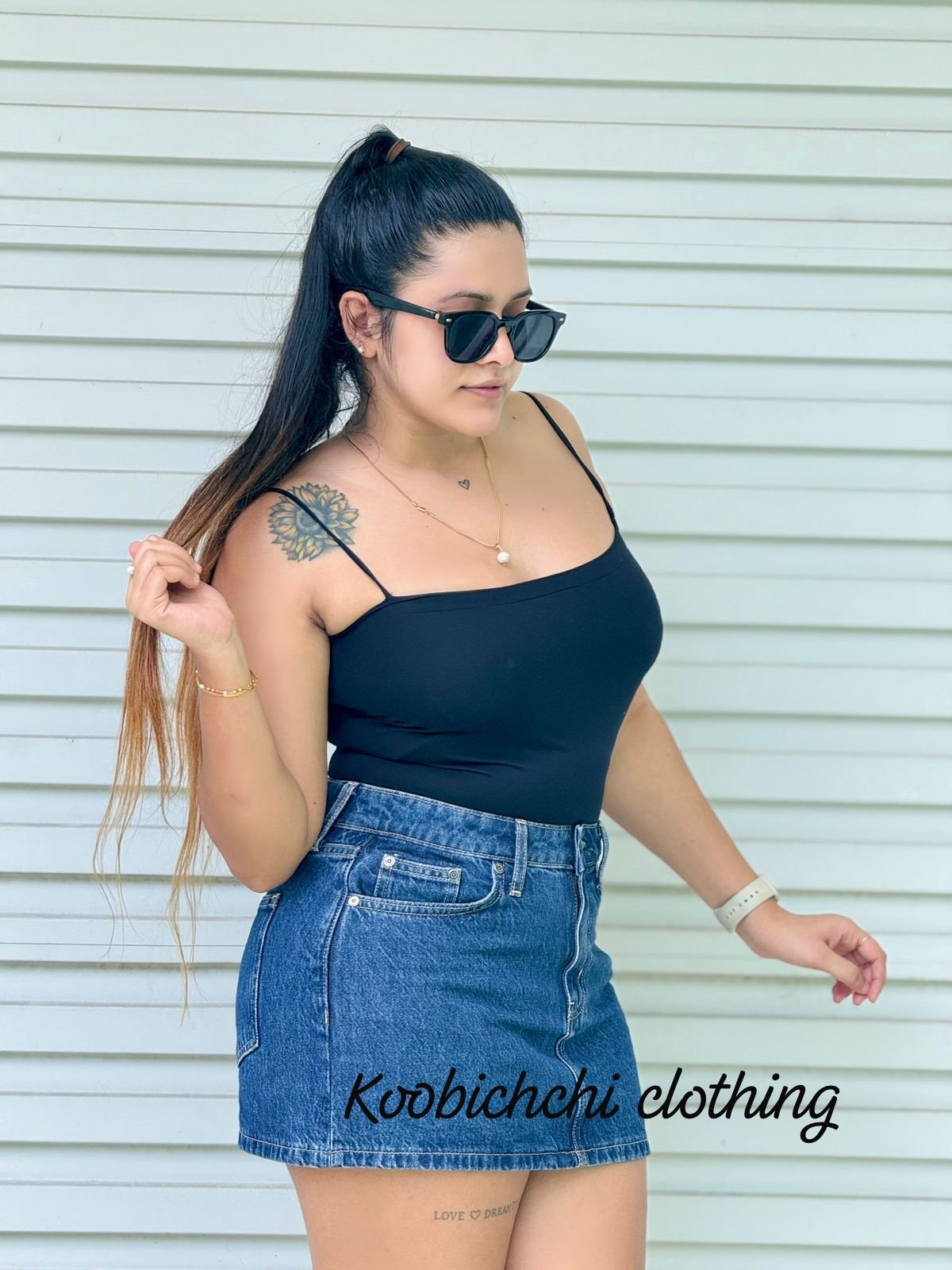 Mini Skirt Denim | Women's Denim Mini Skirt - Image 4