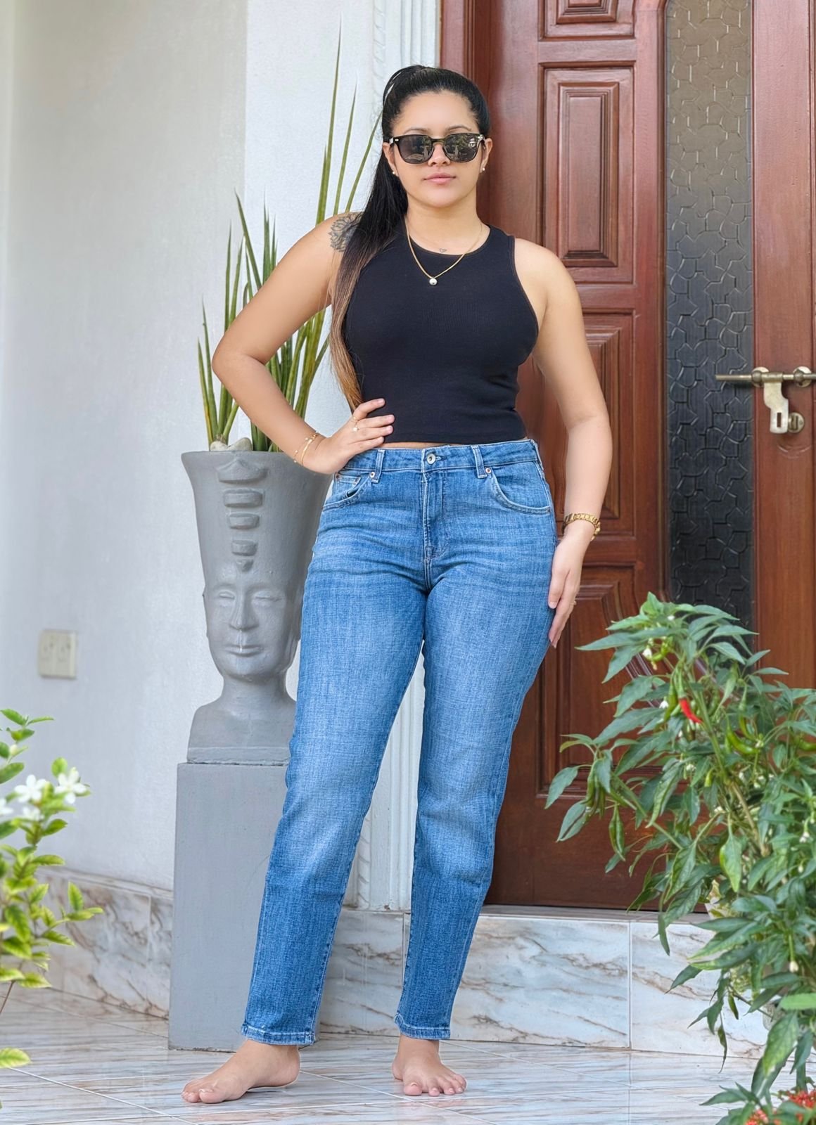 Low Waist Slim Jeans | Women's Low Rise Denim - Image 2