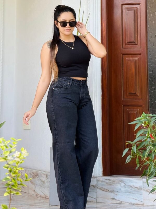 Low Waist Wide Leg Jeans | Women's Y2K Denim